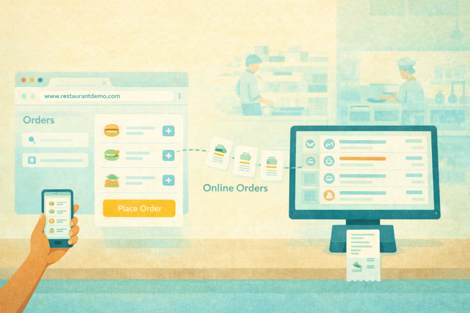 Online ordering integration