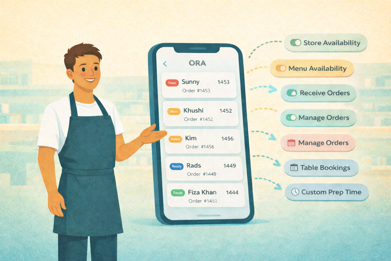 Order Receiving Mobile App